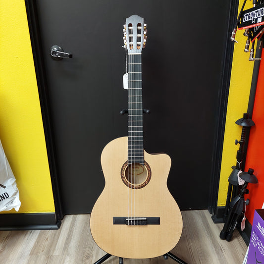Sunlite GCN-1680STCE Classical Thin Body Guitar Cutaway w/ EQ - Natural