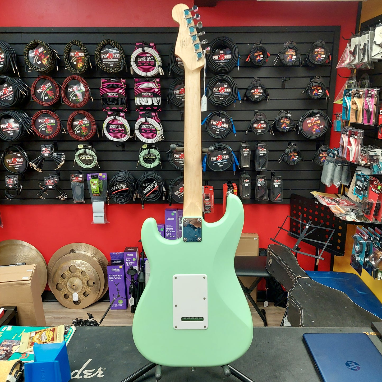 2024 Squier SSS Stratocaster Electric Guitar - Surf Green SN# GRNG24031151