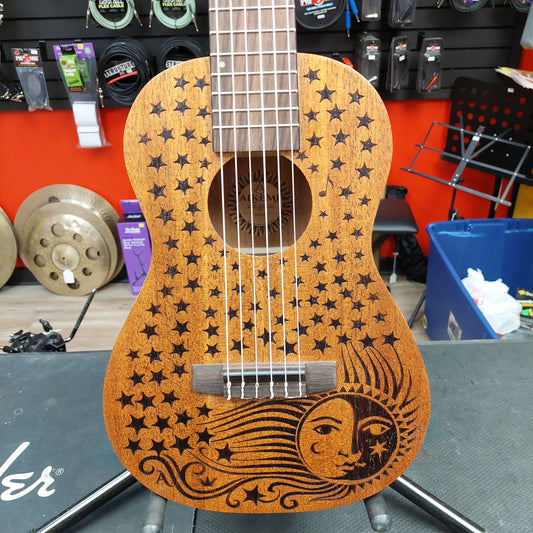 Alkemi UKE-B6-CEL Baritone 6-String Ukulele - Celeste w/ Alkemi Gig Bag