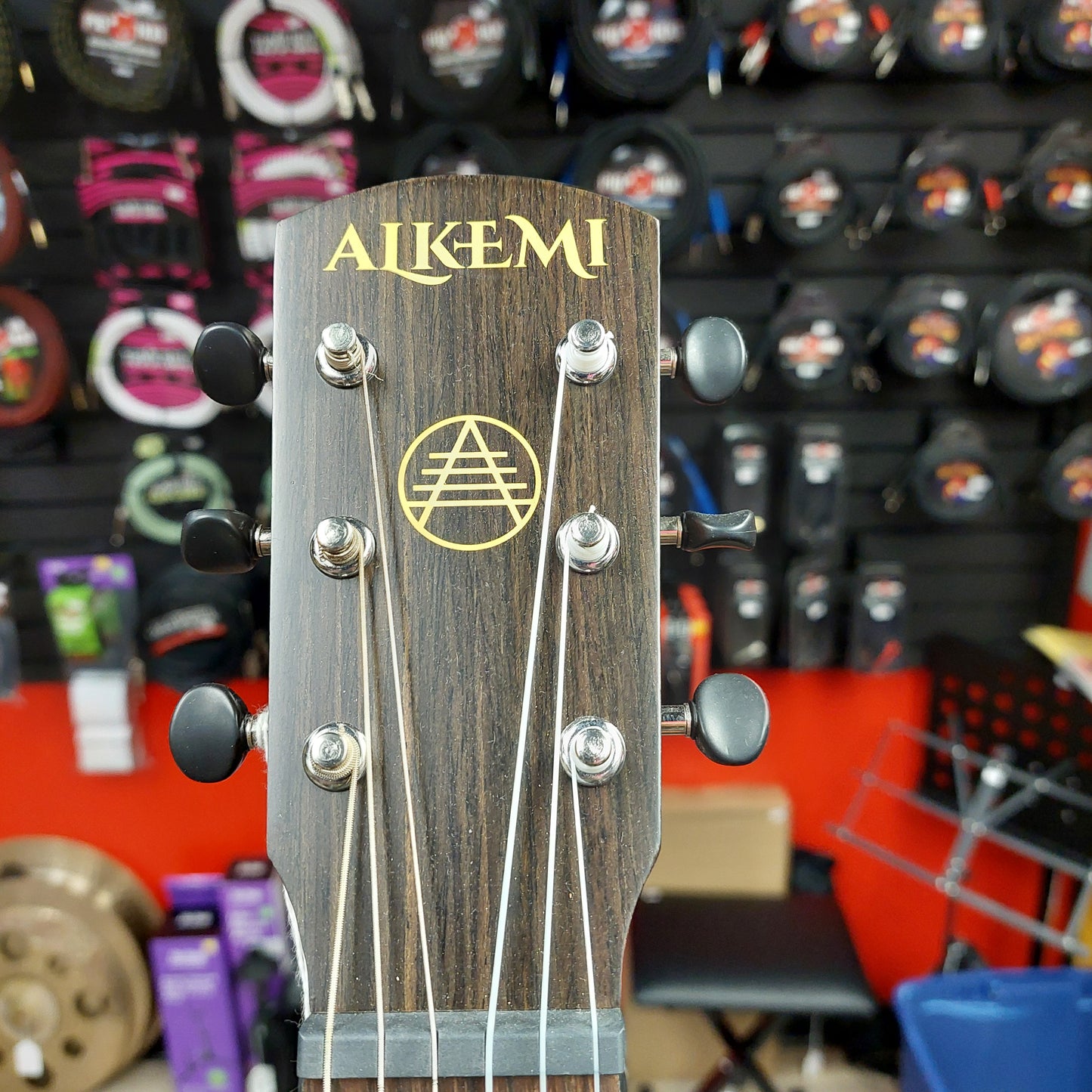 Alkemi UKE-B6-CEL Baritone 6-String Ukulele - Celeste