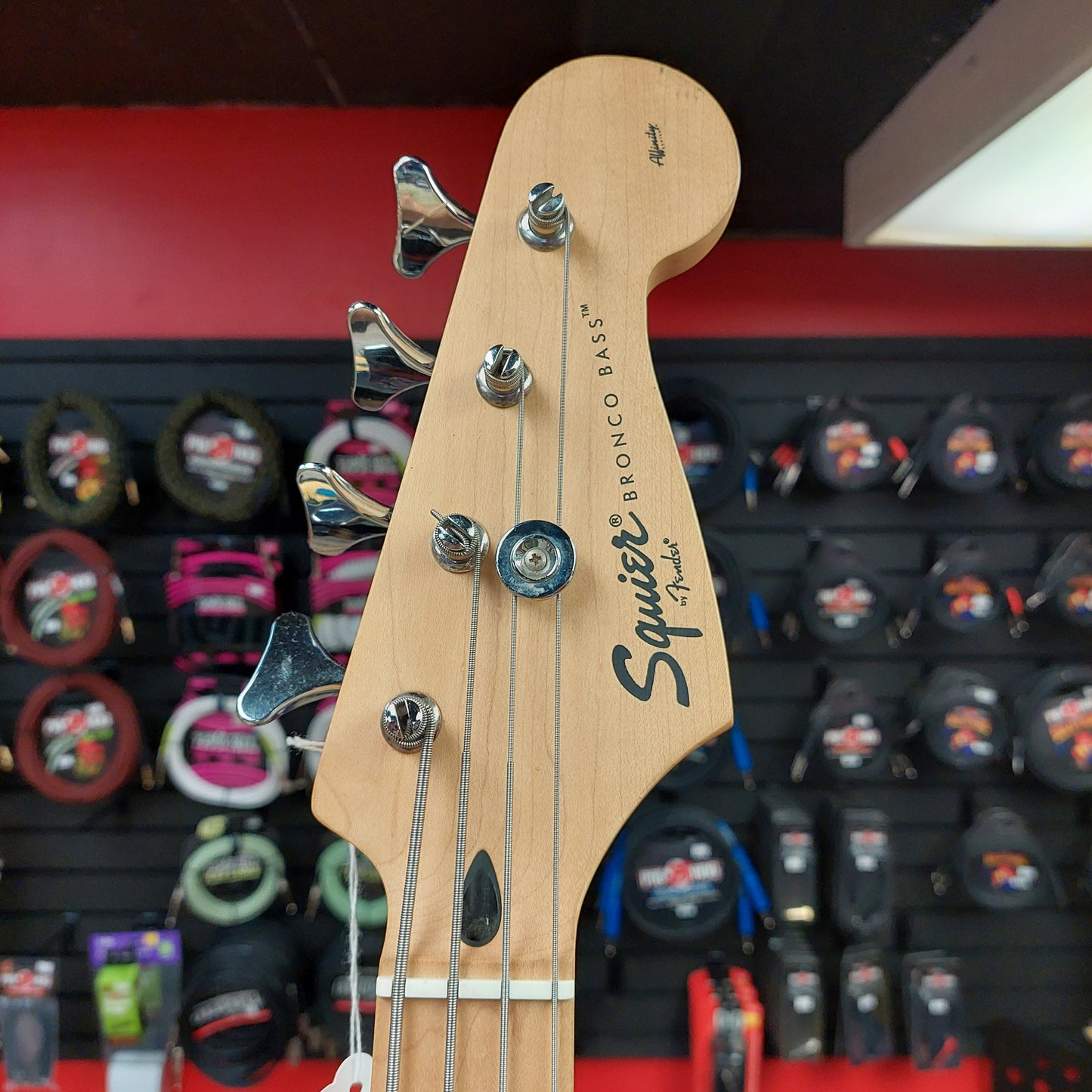 2009 Squier Affinity Bronco Bass - Black "Made In Indonesia" SN# IC090130413