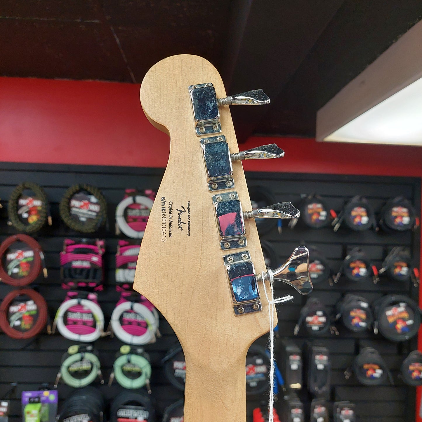 2009 Squier Affinity Bronco Bass - Black "Made In Indonesia" SN# IC090130413