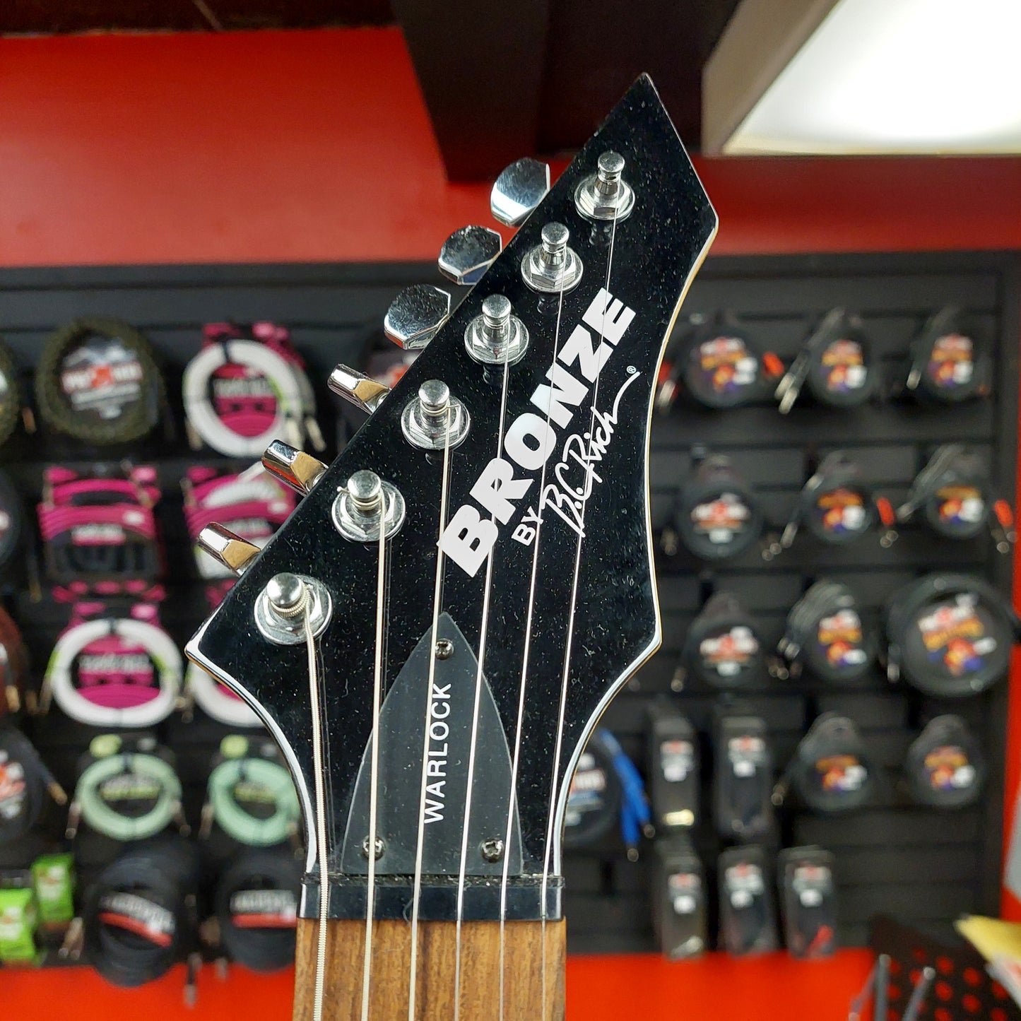 MID 2000's BRONZE by BC RICH WARLOCK ELECTRIC GUITAR - BLACK SN# 42434846