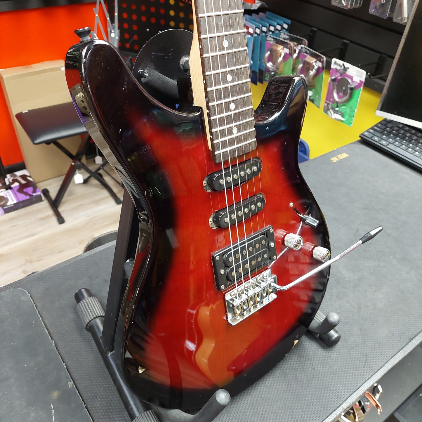 Rogue Rocketeer Electric Guitar - Red Burst (USED)