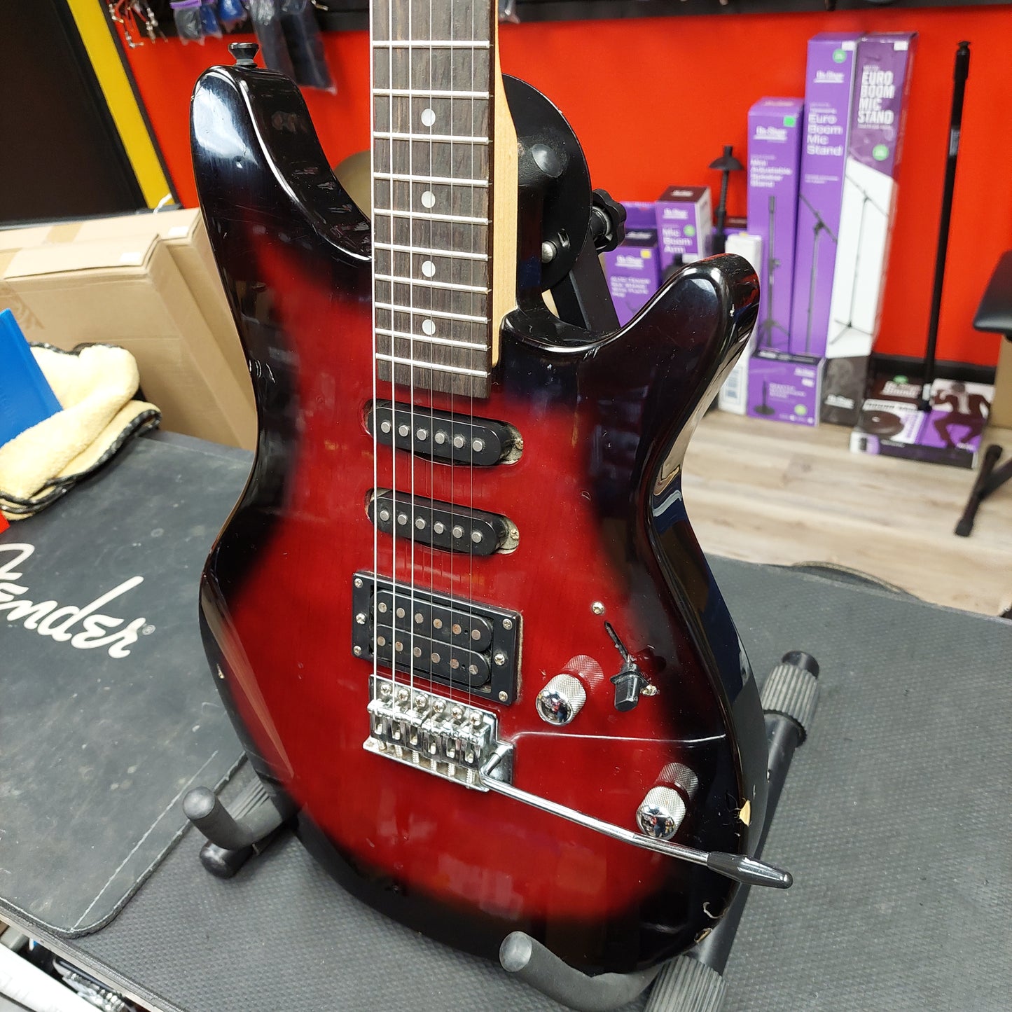Rogue Rocketeer Electric Guitar - Red Burst (USED)