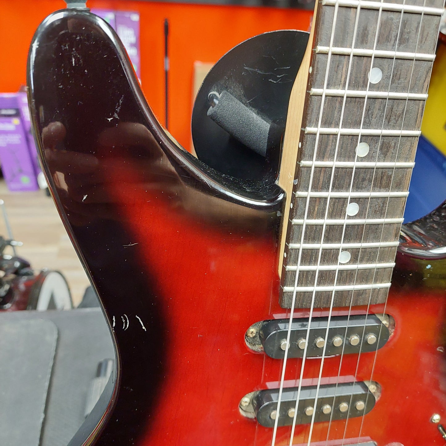 Rogue Rocketeer Electric Guitar - Red Burst (USED)