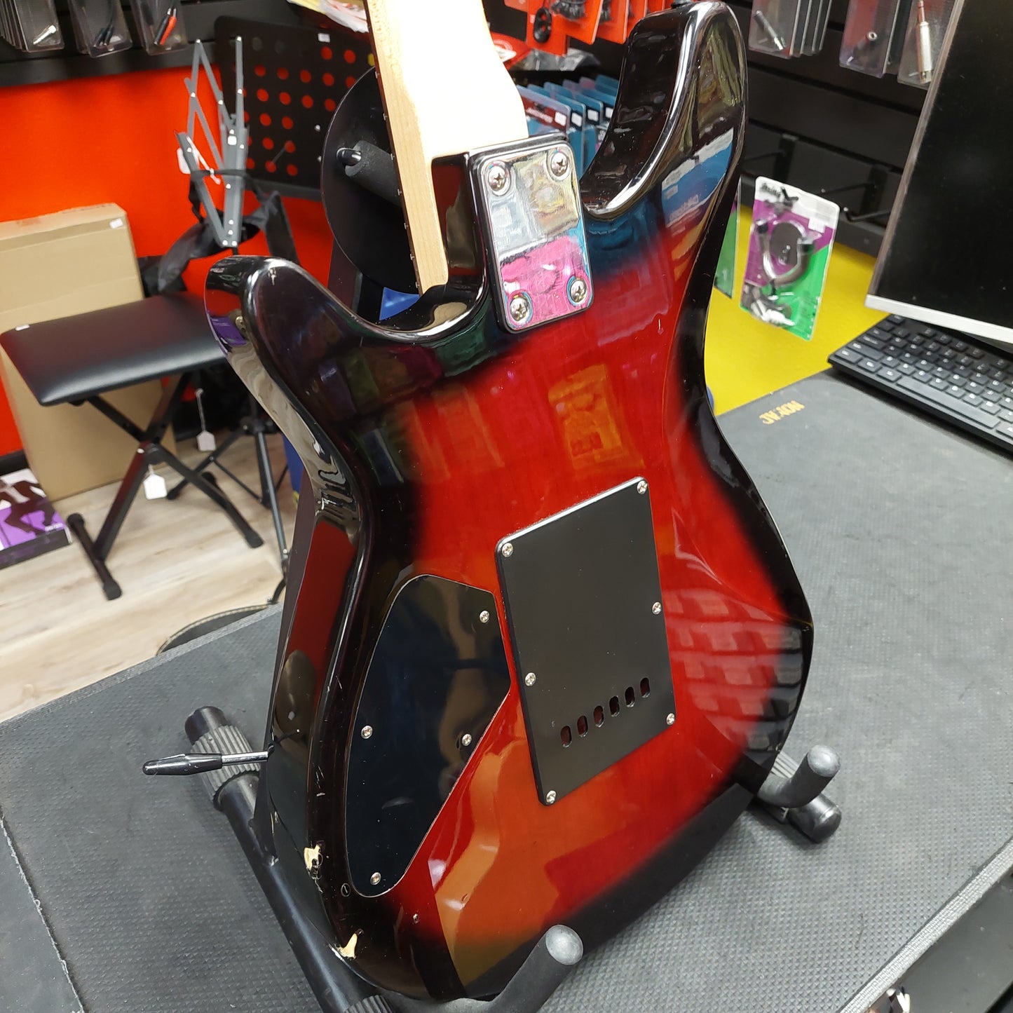 Rogue Rocketeer Electric Guitar - Red Burst (USED)