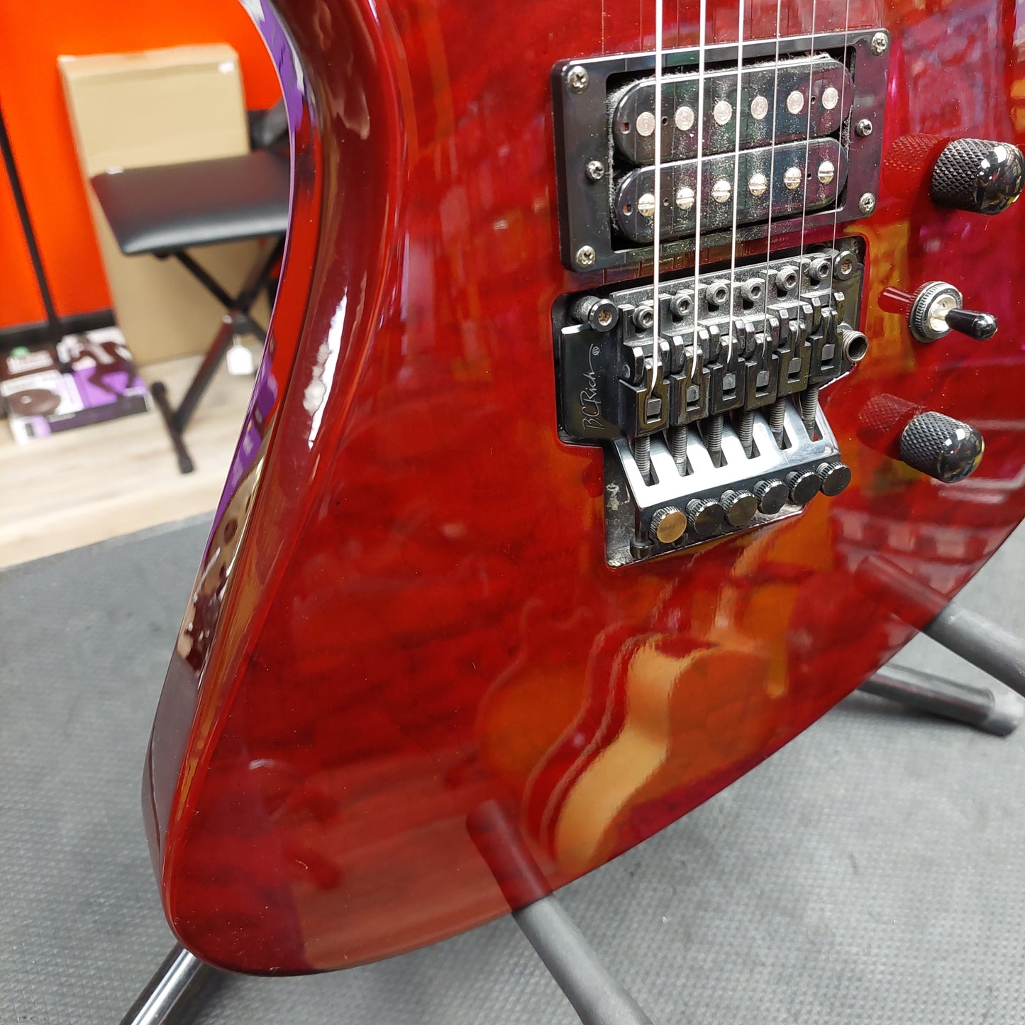 2011 BC RICH MK3 Electric Guitar - Red Devil - SN# L6110168