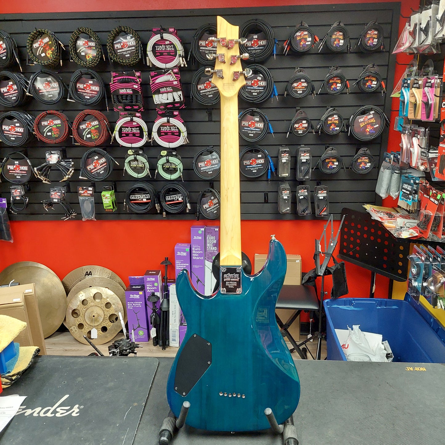 2012 Schecter Omen Extreme-6 Trans Blue Ocean - SN # W122041243