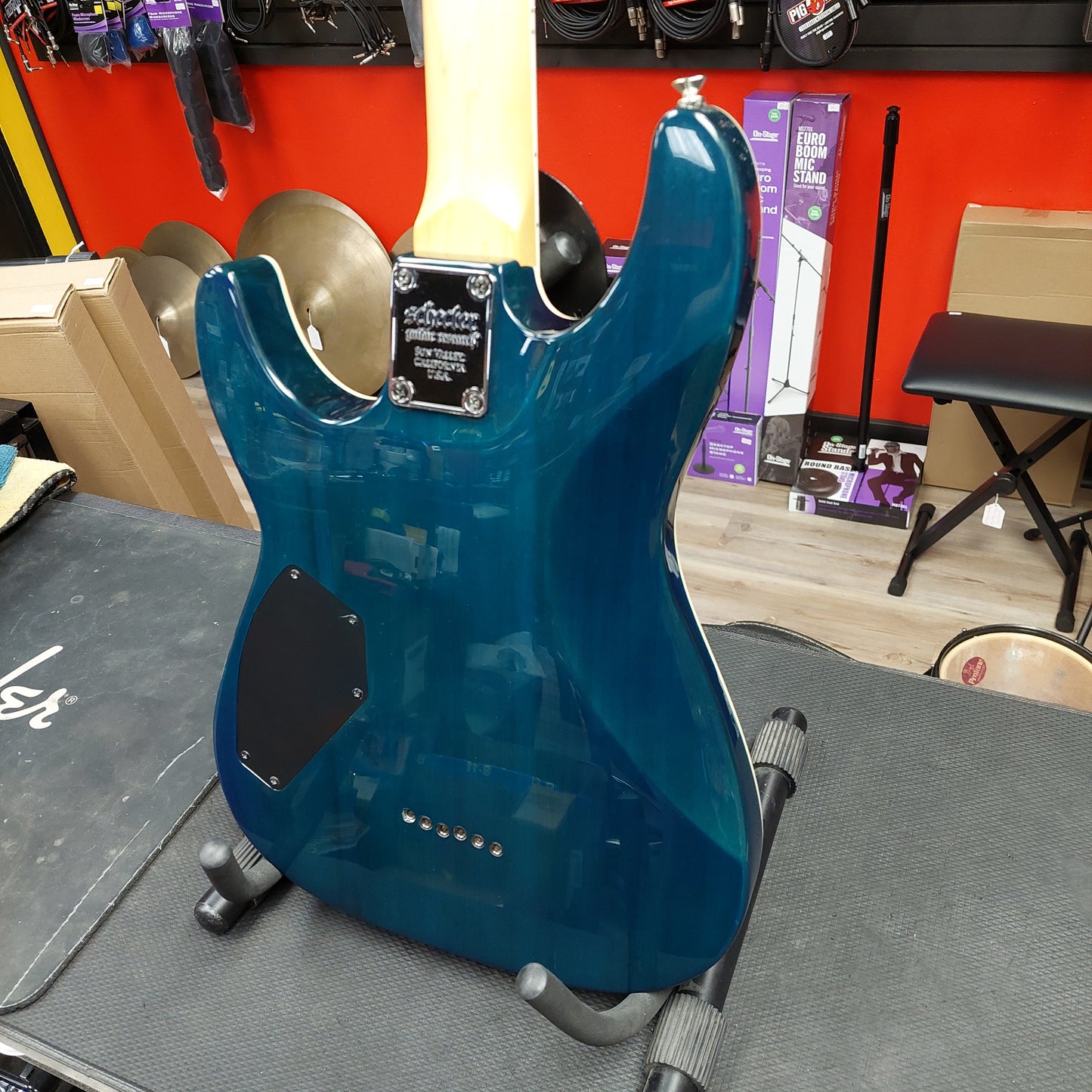 2012 Schecter Omen Extreme-6 Trans Blue Ocean - SN # W122041243