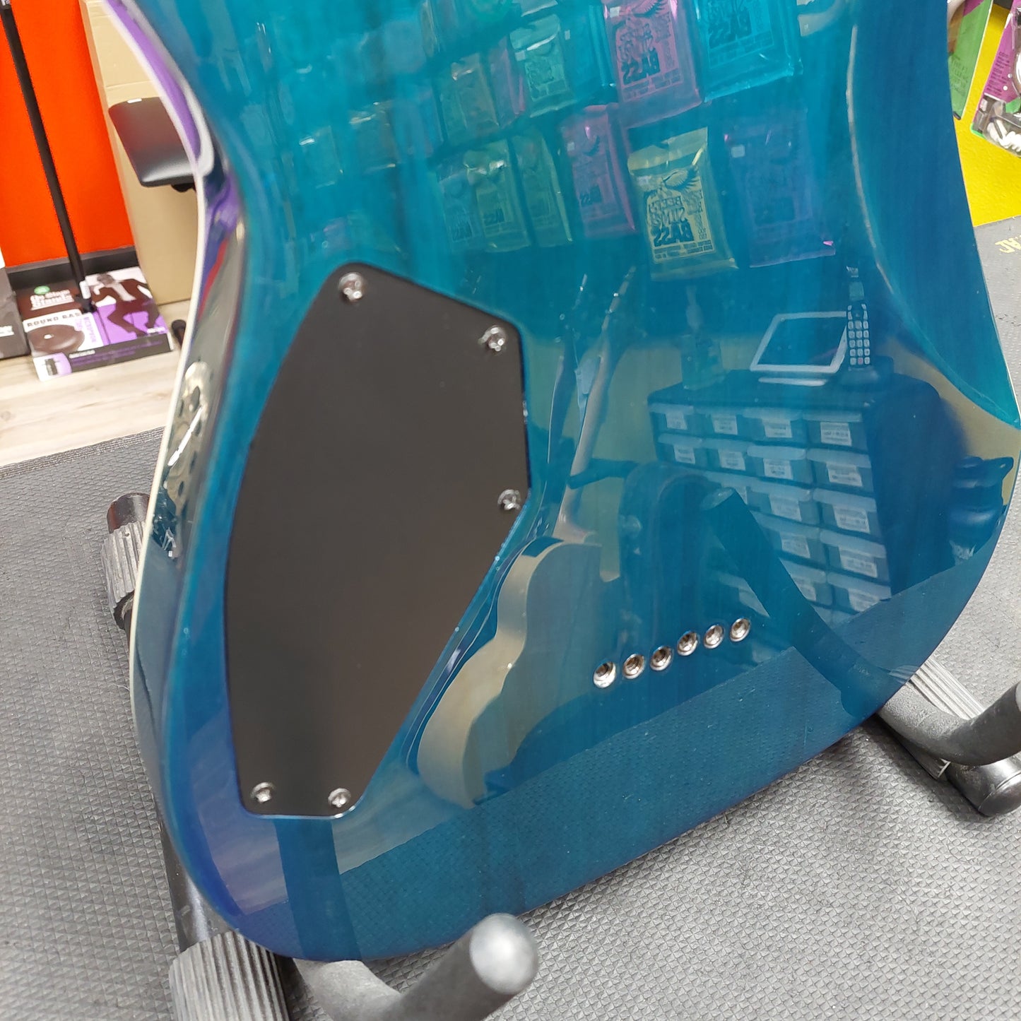 2012 Schecter Omen Extreme-6 Trans Blue Ocean - SN # W122041243