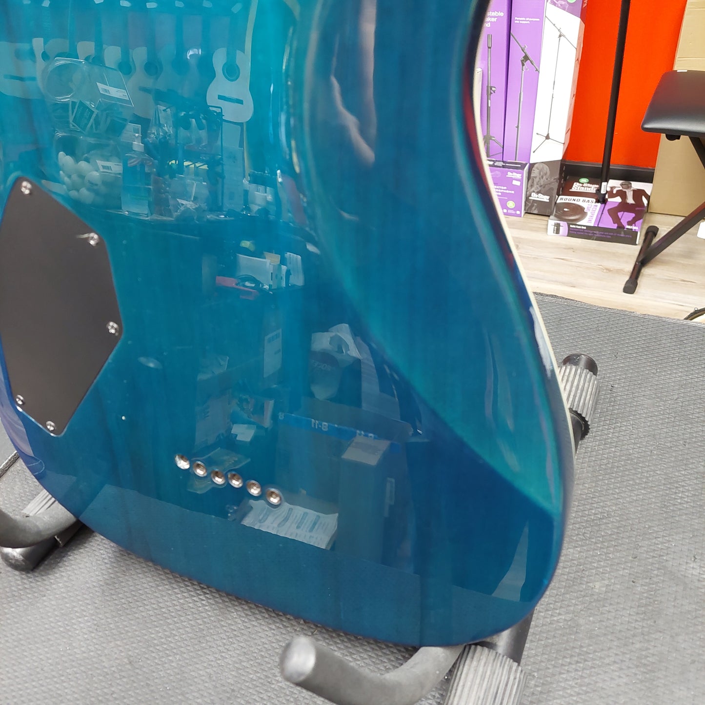 2012 Schecter Omen Extreme-6 Trans Blue Ocean - SN # W122041243