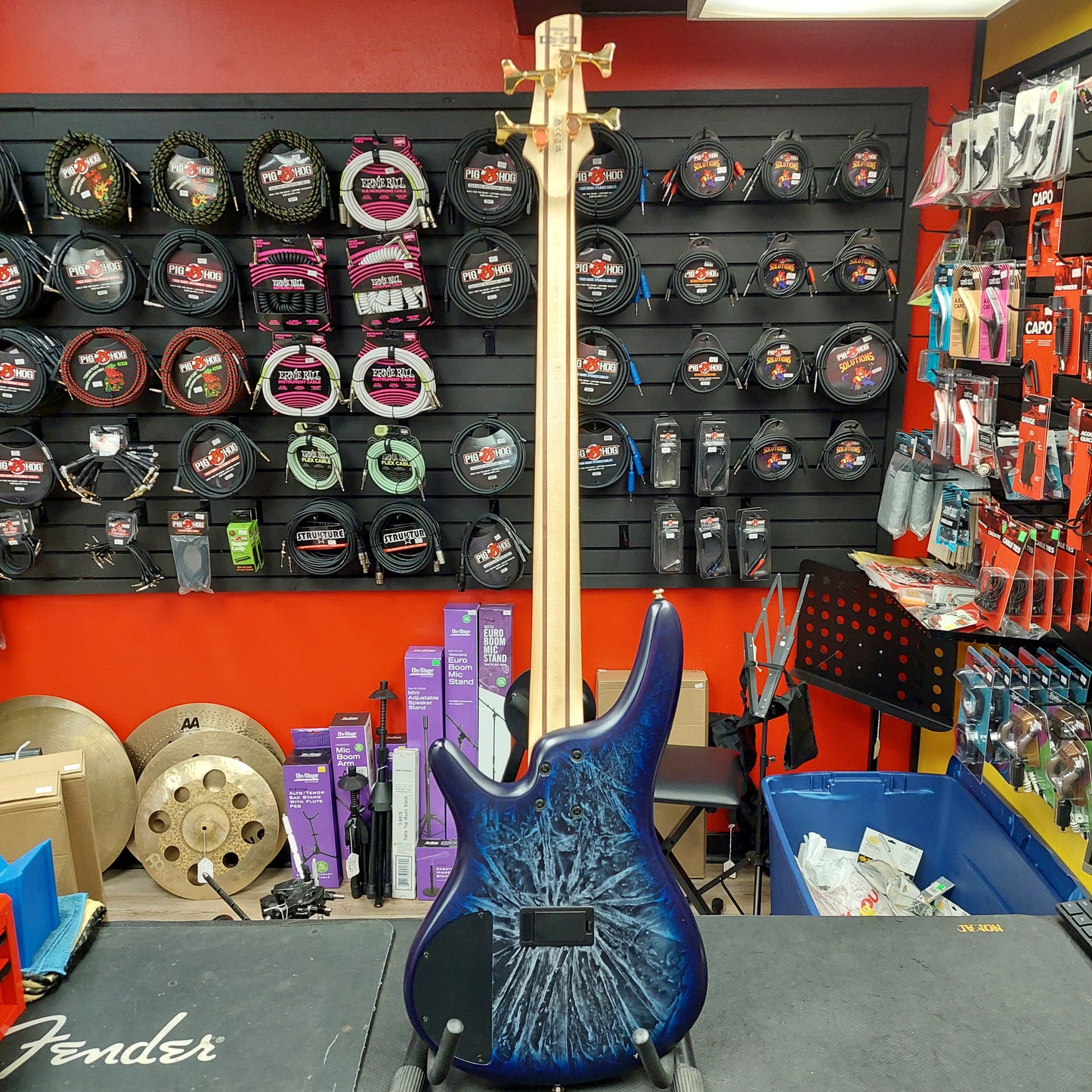 2024 IBANEZ SR300EDX 4-String Electric Bass Guitar - Cosmic Blue Frozen Matte - SN# 240115877