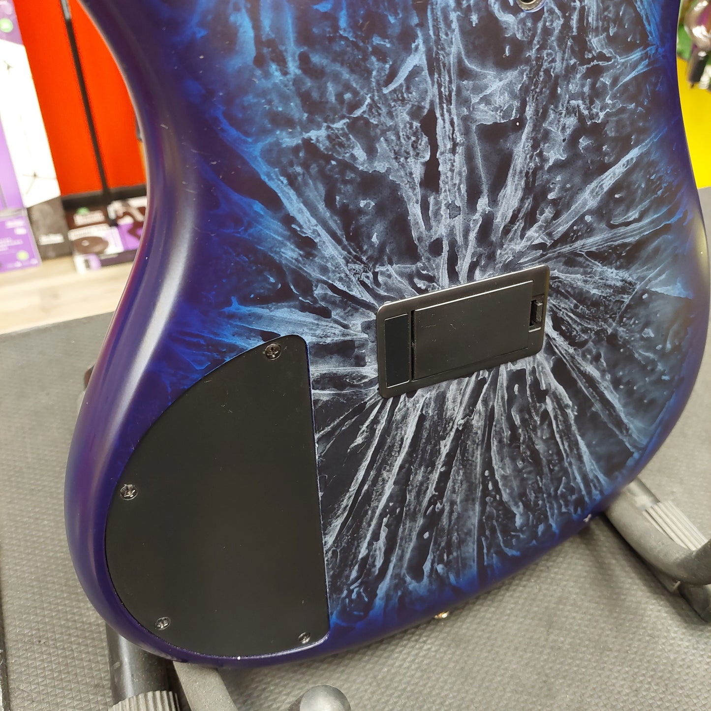 2024 IBANEZ SR300EDX 4-String Electric Bass Guitar - Cosmic Blue Frozen Matte - SN# 240115877