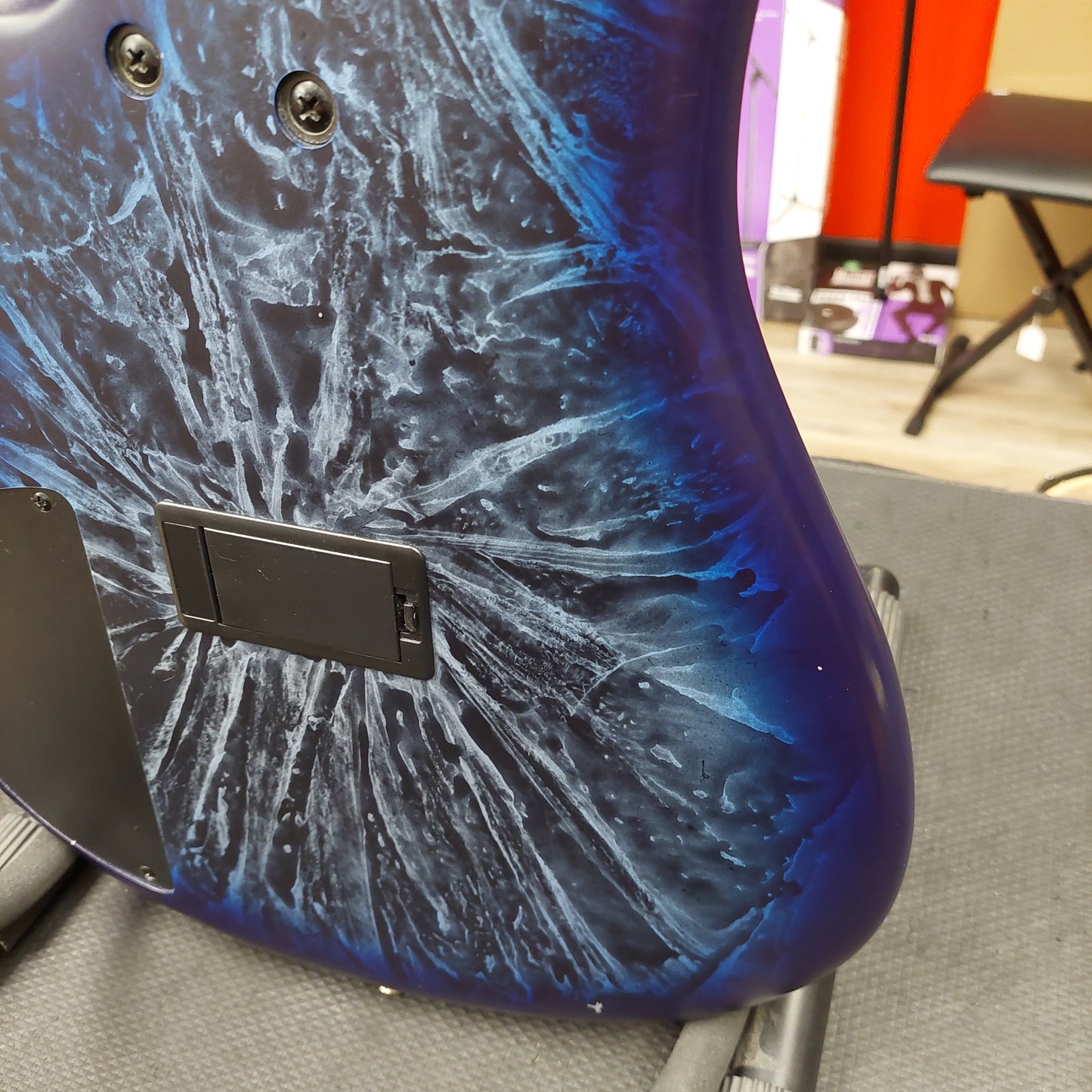 2024 IBANEZ SR300EDX 4-String Electric Bass Guitar - Cosmic Blue Frozen Matte - SN# 240115877