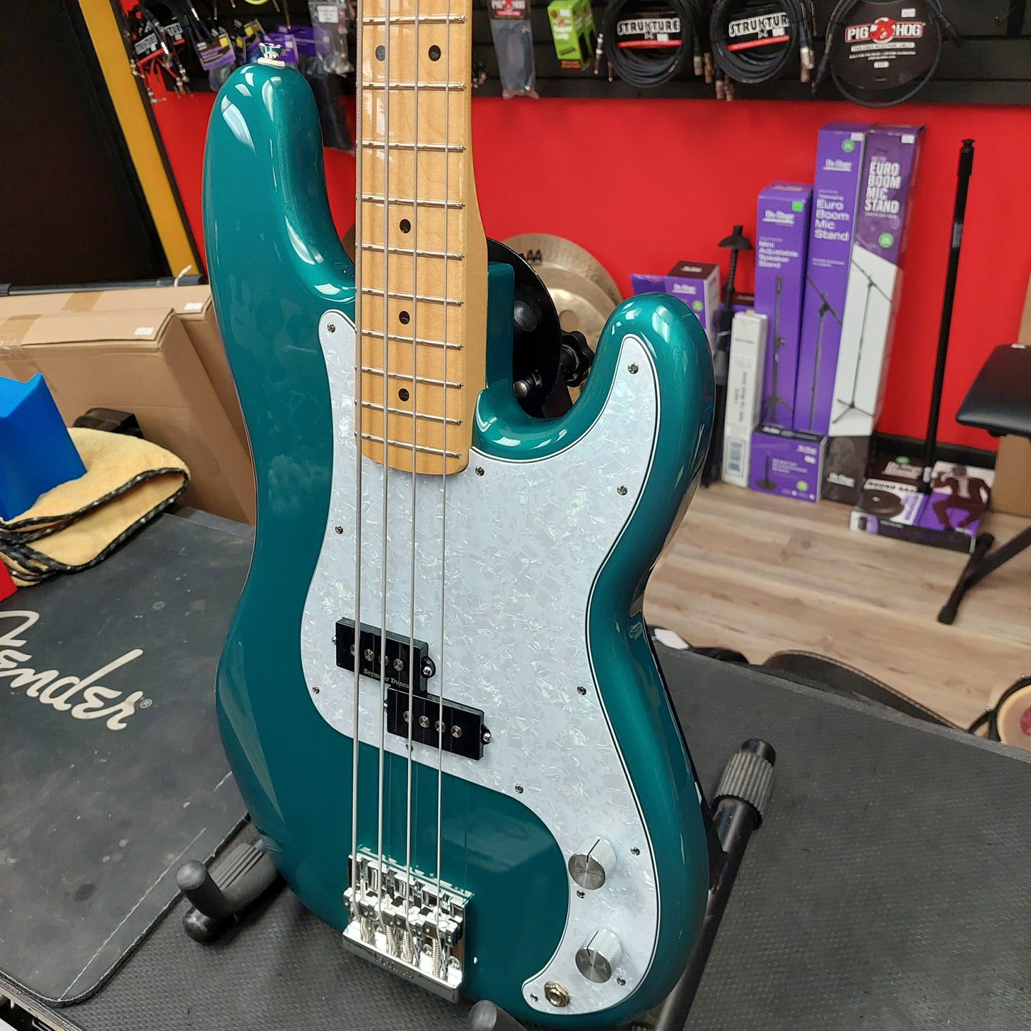 2022 Fender 4-String Precision Bass - Tidepool Finish "Made In Mexico" SN# MX22067205