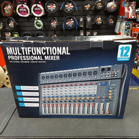 12 Channel USB/Bluetooth Live Mixing Board (USED)