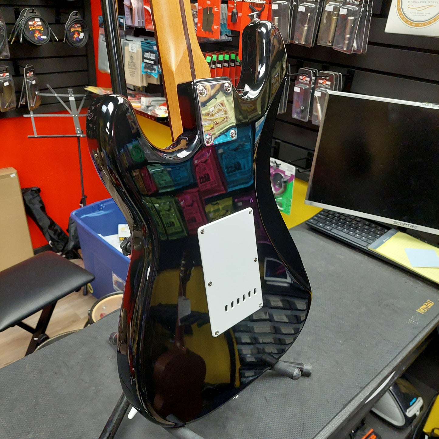 EASTROCK Electric Guitar - Black w/ Gig Bag SN # JD202201262000