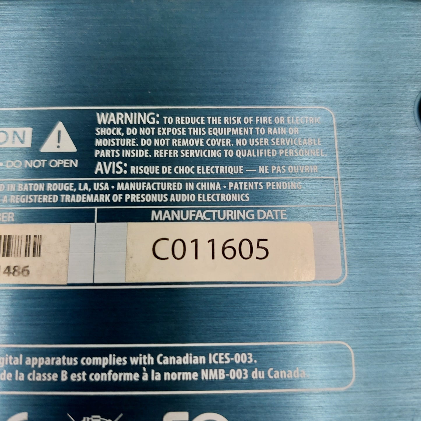 PreSonus Audiobox itwo USB Recording Interface w/ USB Cable (USED) SN# AB5C16051486