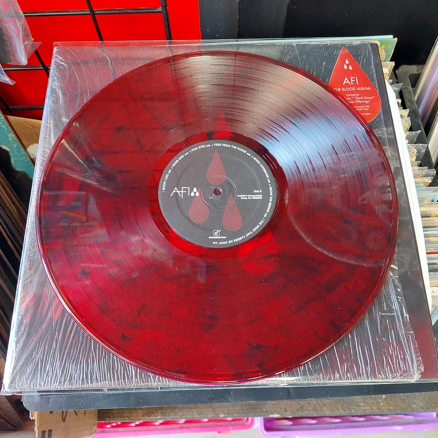 AFI - The Blood Album Translucent Red/Black LP (USED)