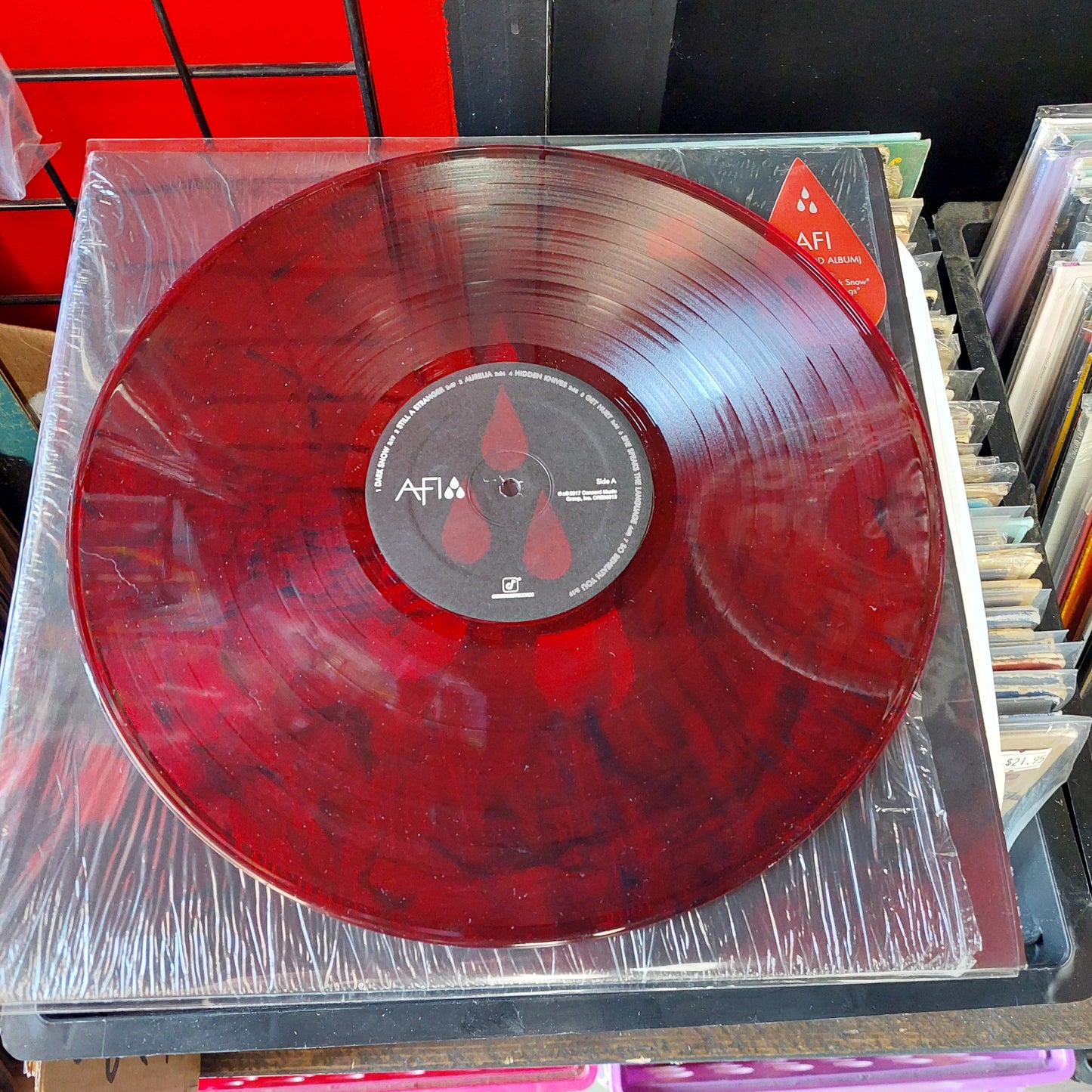 AFI - The Blood Album Translucent Red/Black LP (USED)