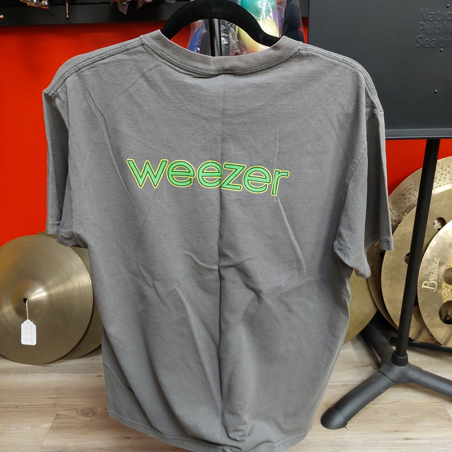 Vintage Weezer Kermit The Frog Tee- Gray - Medium (USED)