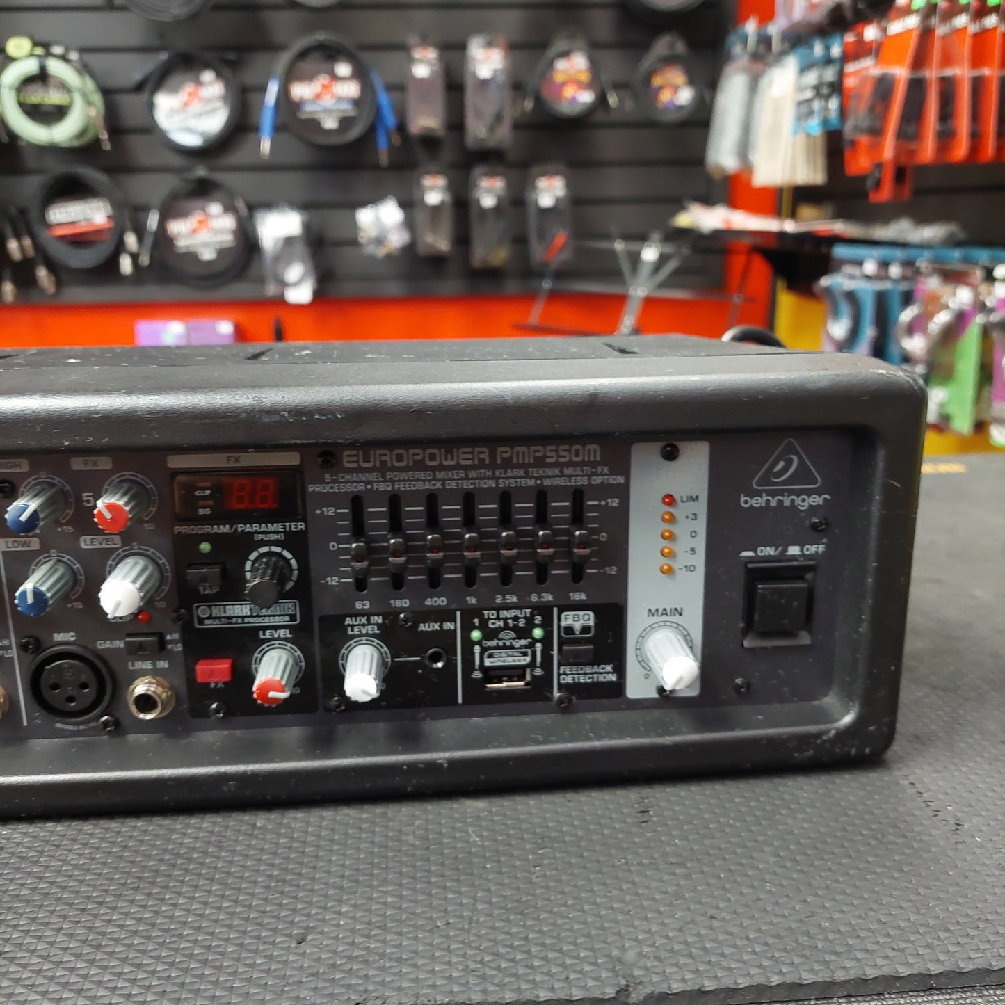 Behringer EUROPOWER PMP550M 5-Channel Powered Mixer (USED) SN# S181100687AJV