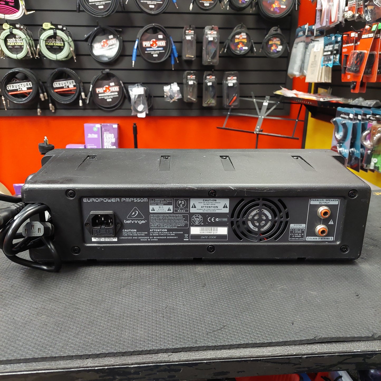 Behringer EUROPOWER PMP550M 5-Channel Powered Mixer (USED) SN# S181100687AJV