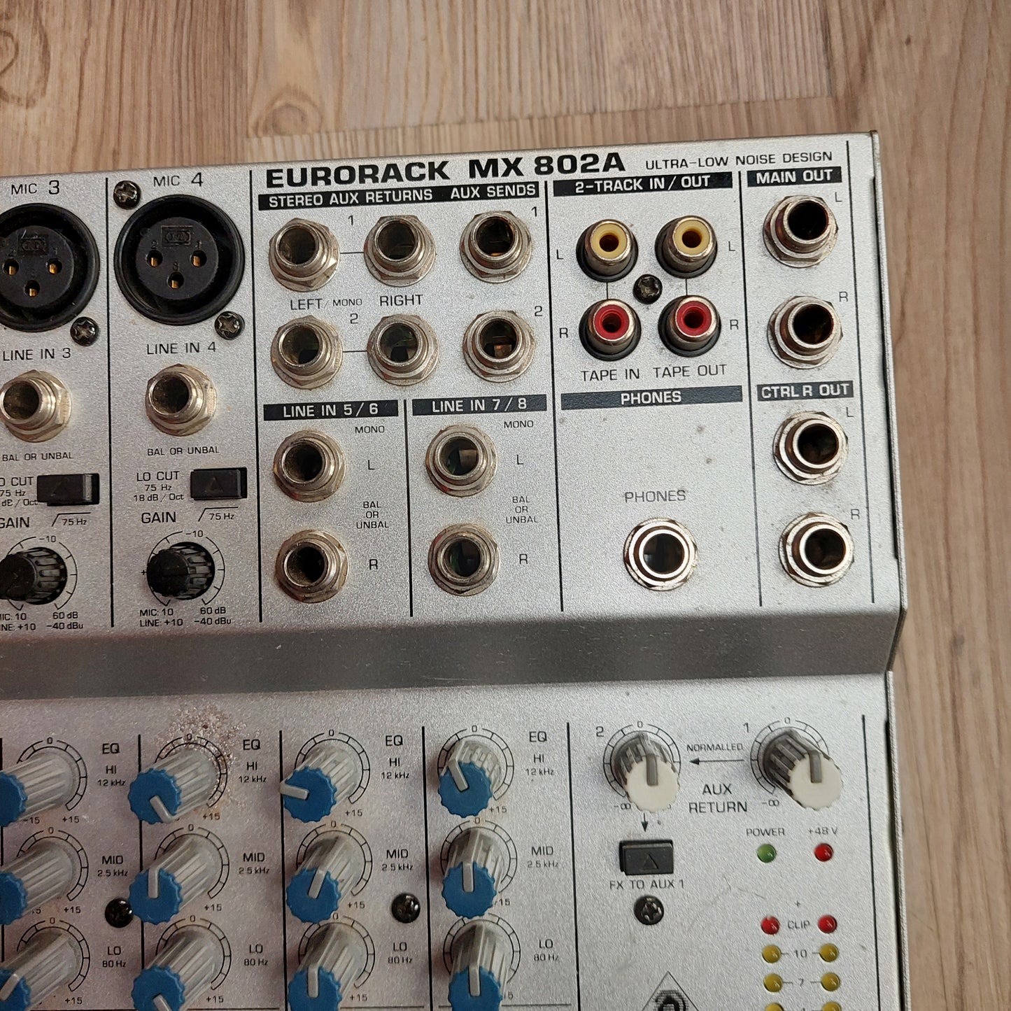 BEHRINGER EURORACK MX802A Compact Mixer (USED) "No Power Supply"