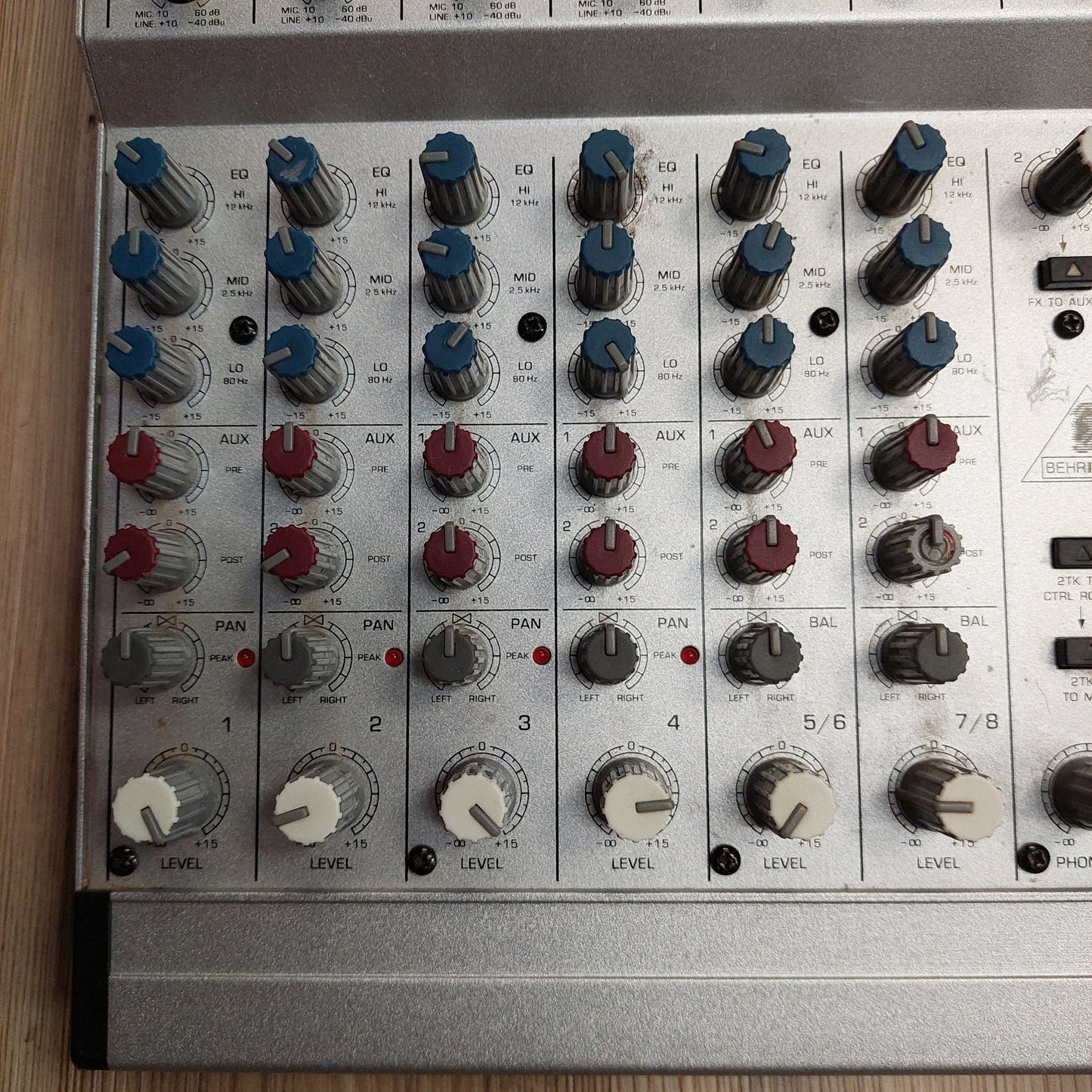 BEHRINGER EURORACK MX802A Compact Mixer (USED) "No Power Supply"