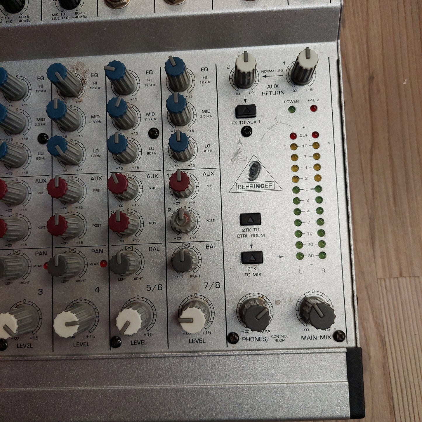 BEHRINGER EURORACK MX802A Compact Mixer (USED) "No Power Supply"