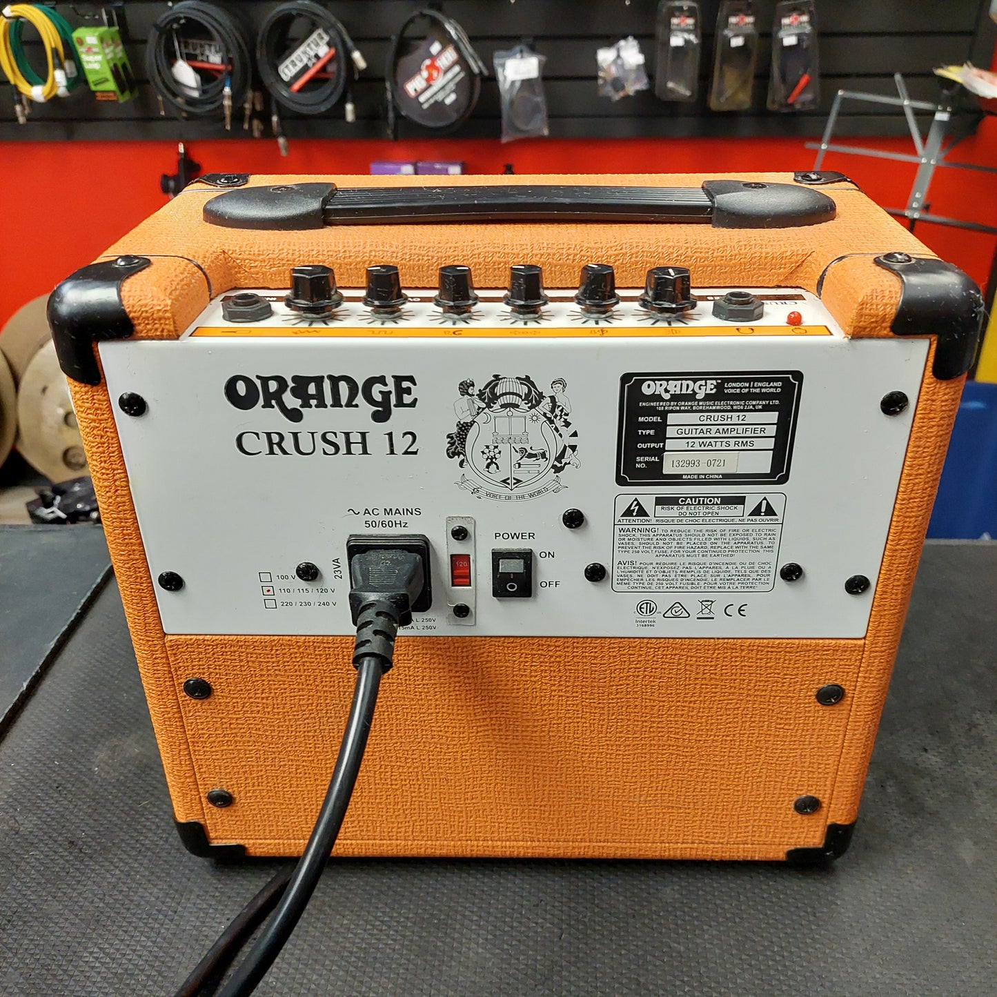 Orange Crush 12 Electric Guitar Amplifier (USED) SN# 132993-0721