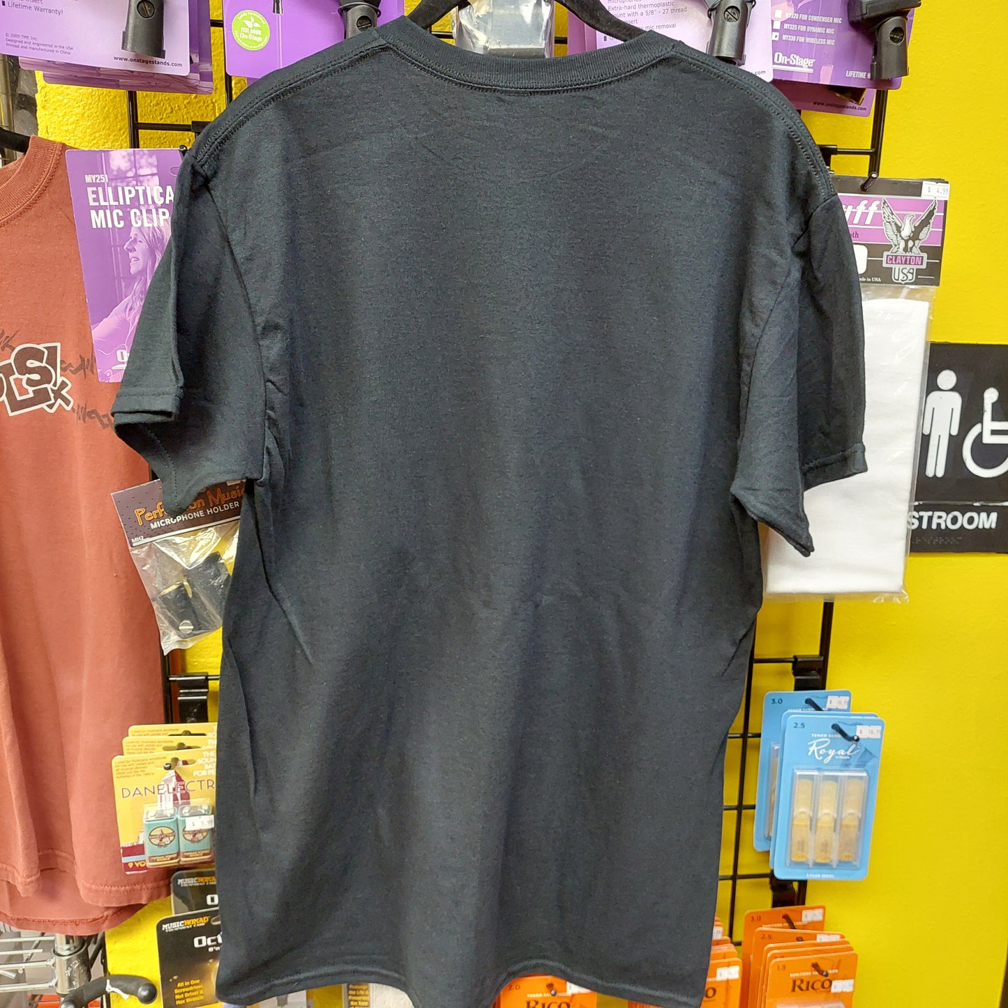 MUSIC MANIA TEE SHIRT - BLACK