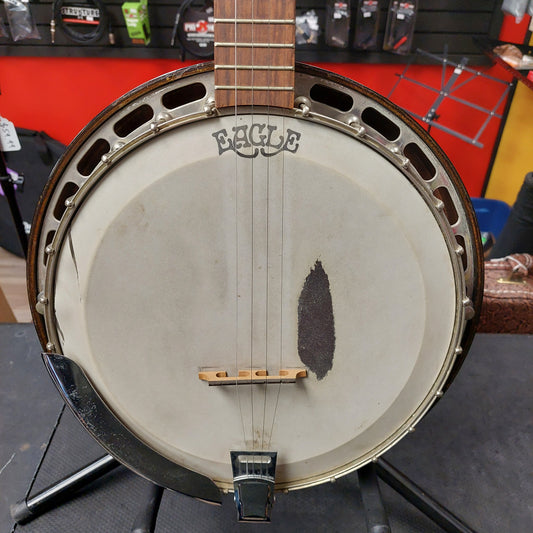Vintage 5-String Banjo w/ Chipboard Case (USED) "Sold As Is"