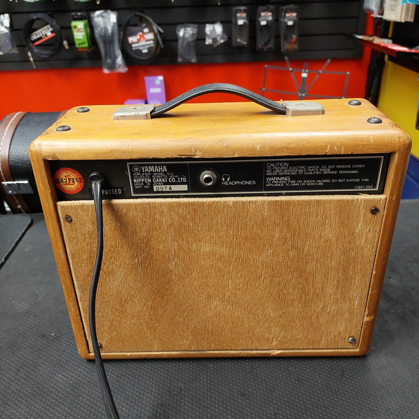 1980 Yamaha G-5 Solid-State Guitar Combo Amplifier "Made In Japan" SN# 8974