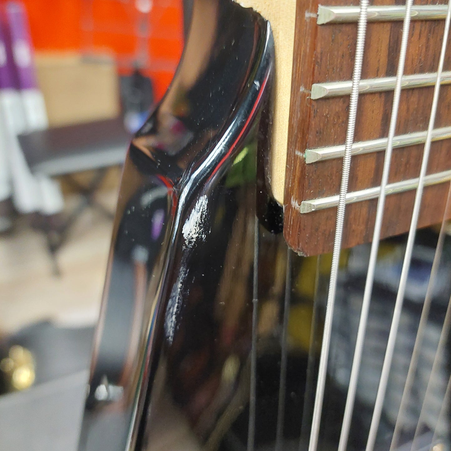 First Act ME276 Mini-V Electric Guitar - Black (USED) SN# 2760D19474