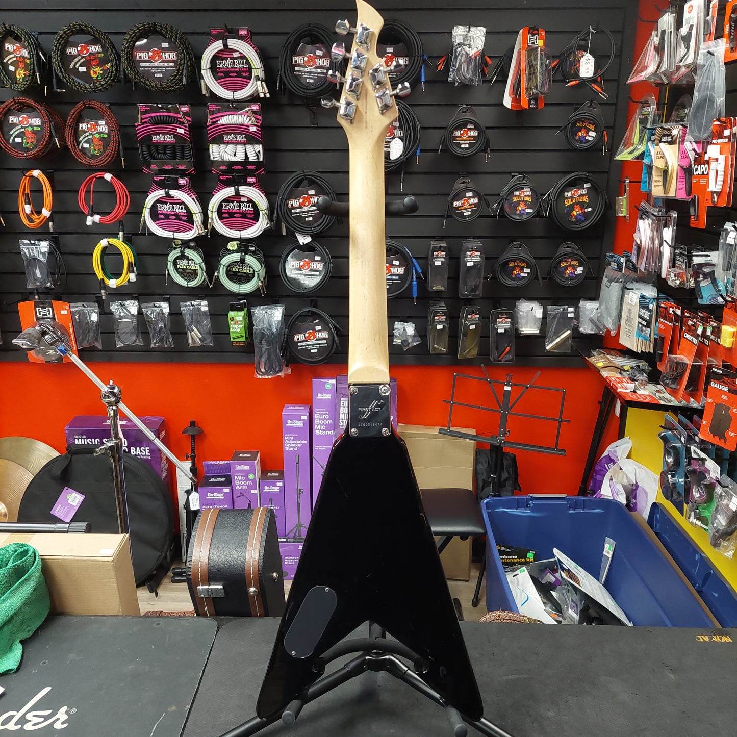 First Act ME276 Mini-V Electric Guitar - Black (USED) SN# 2760D19474