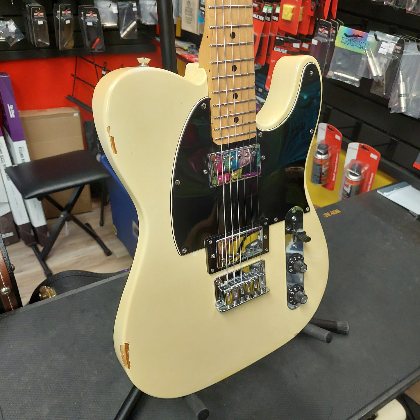 2016 Squier Contemporary Telecaster HH - Pearl White "Made In China" SN# CYS161100001