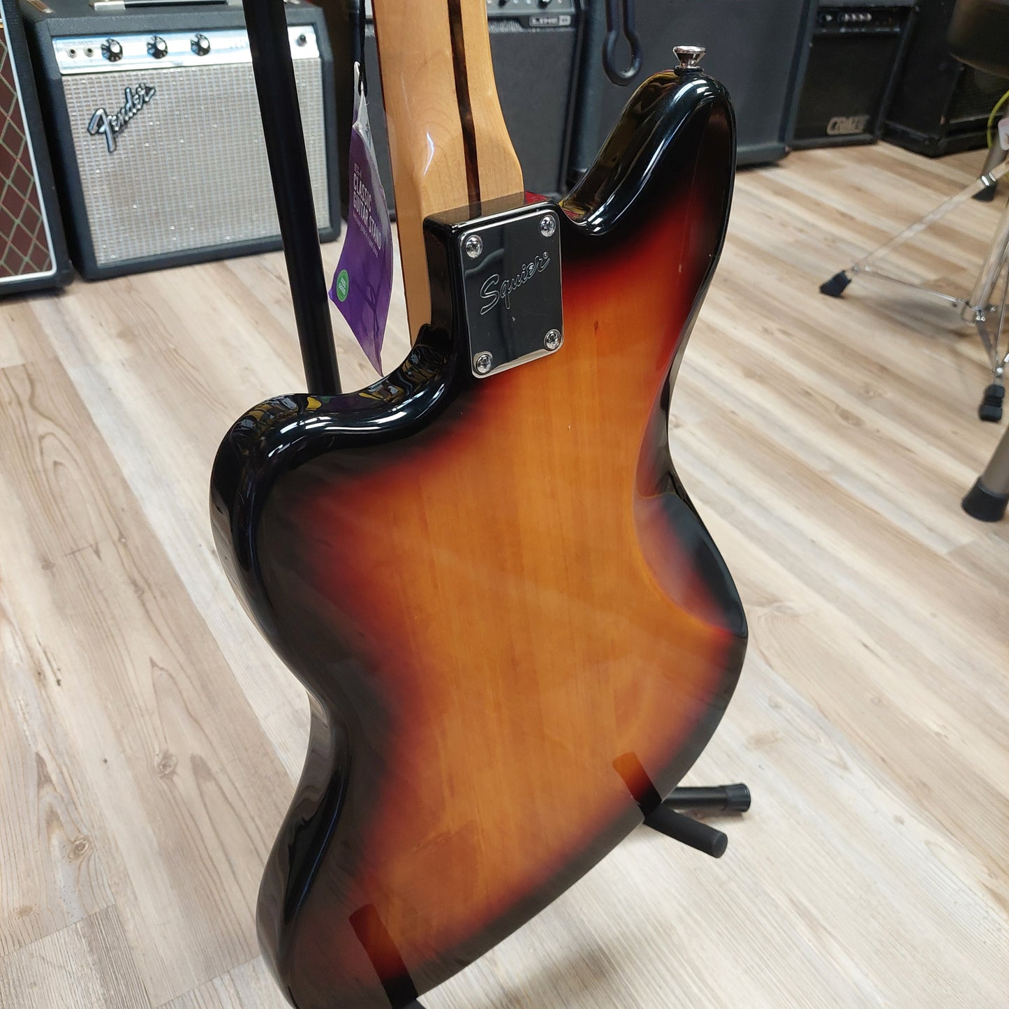 2015 SQUIER VINTAGE MODIFIED JAZZMASTER ELECTRIC GUITAR - SUNBURST SN# ICS15142100