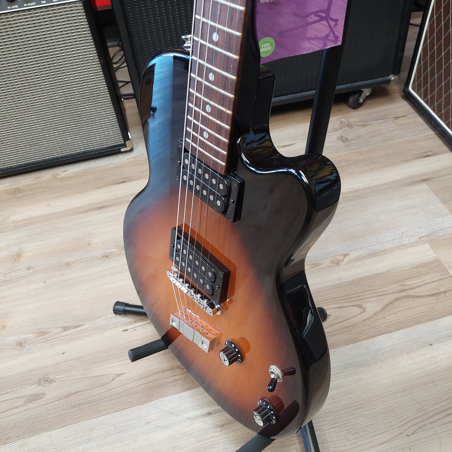 1999 De Armond M-65 Electric Guitar - Tobacco Sunburst SN# IC99039683