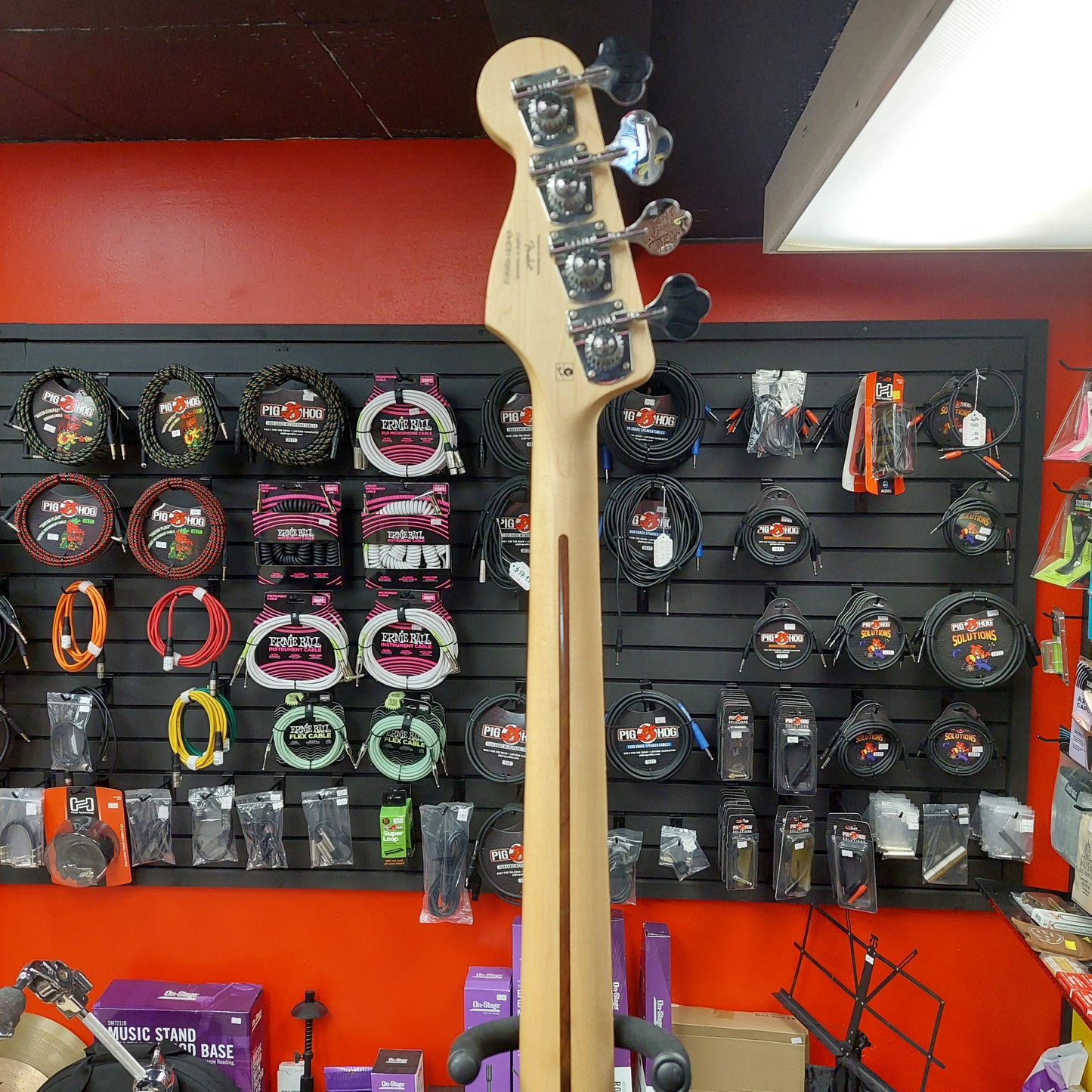 2011 SQUIER VINTAGE MODIFIED JAGUAR BASS GUITAR - SUNBURST "MADE IN INDONESIA" SN# ICS11095612