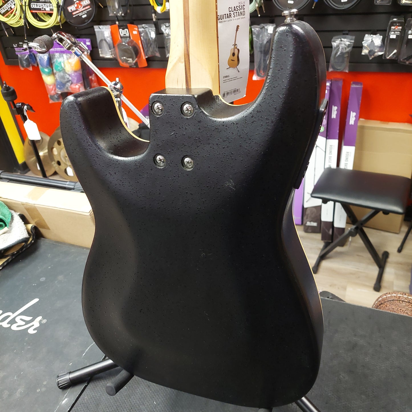 2004 Fender Original Stratacoustic Electric Acoustic Guitar - Black SN# CD04121287