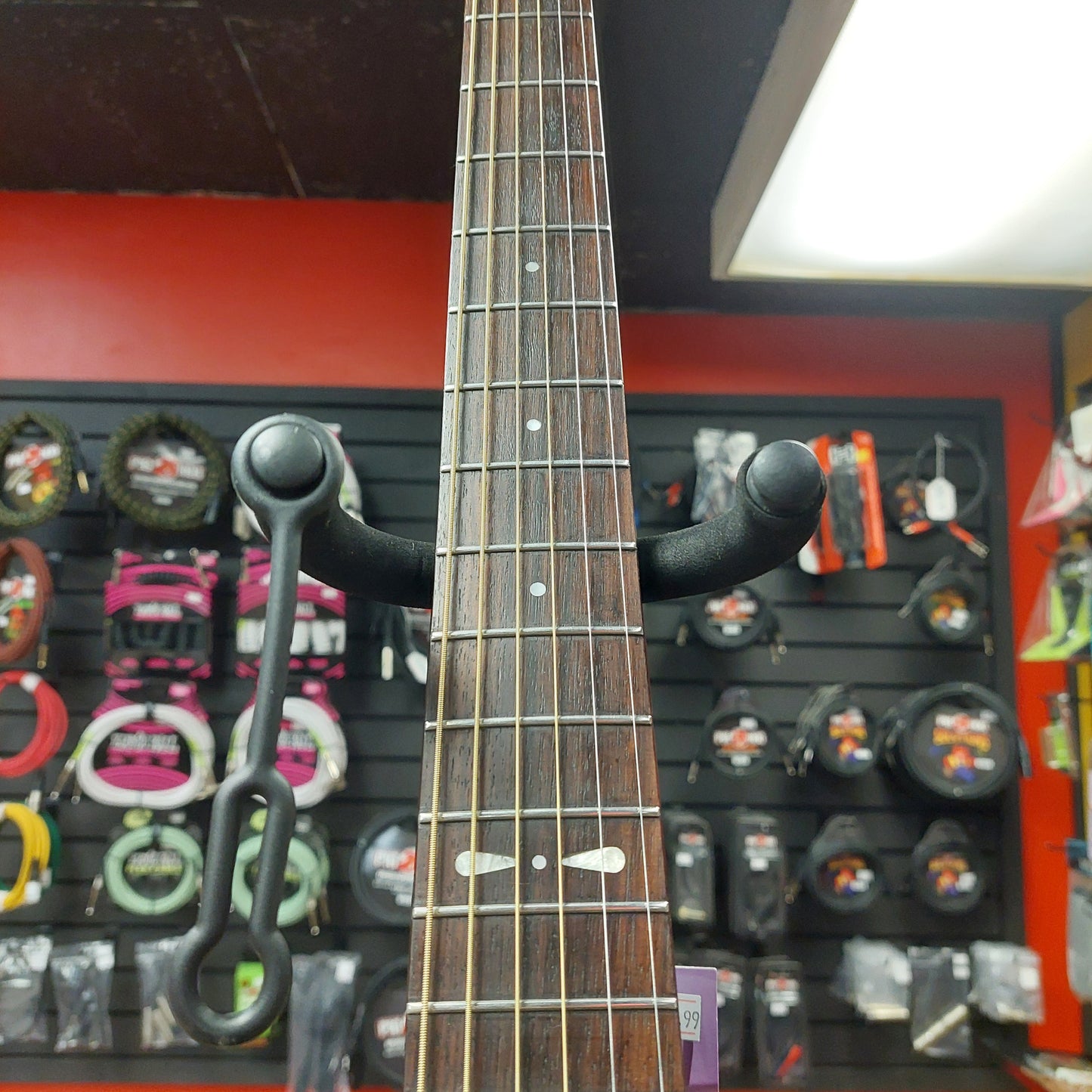 Sigma Guitar DM-4B 6-String Acoustic Guitar - Black Gloss (USED) "Made In Korea" SN# 91091233