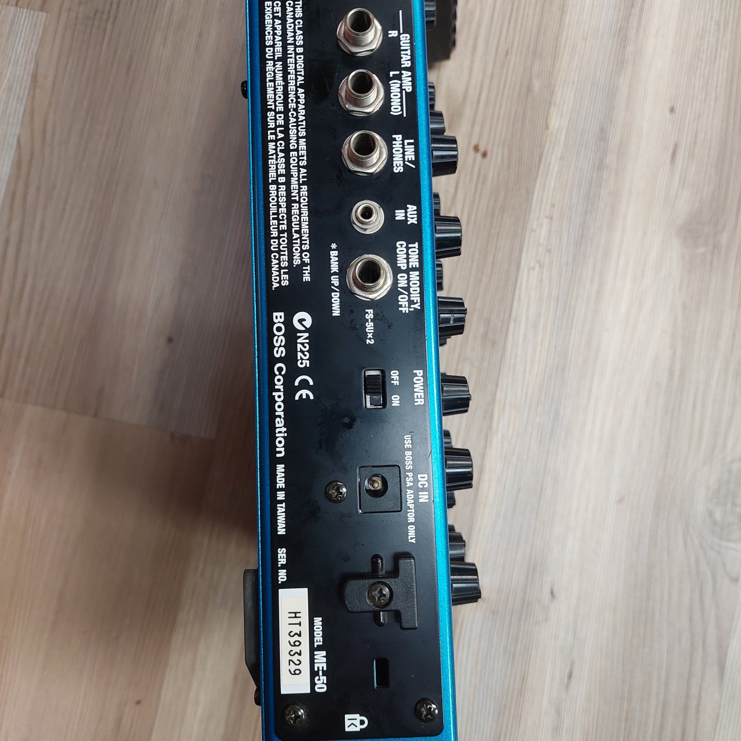 BOSS ME-50 Electric Guitar Multiple Effects Pedal (USED) "No Power Supply" SN# 21HT39329