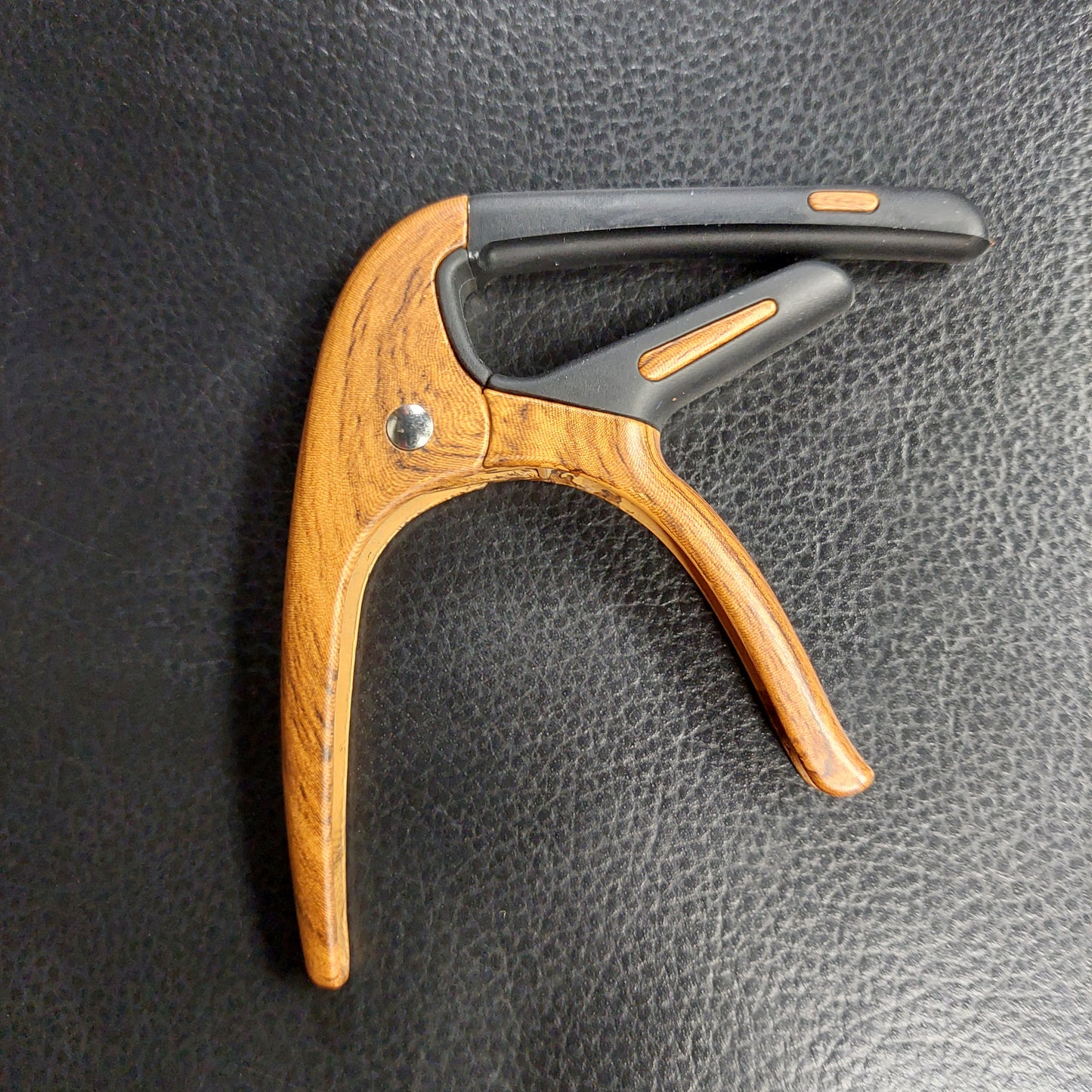 Guitar Capo for Acoustic & Electric 6-String Guitars - Wood Grain
