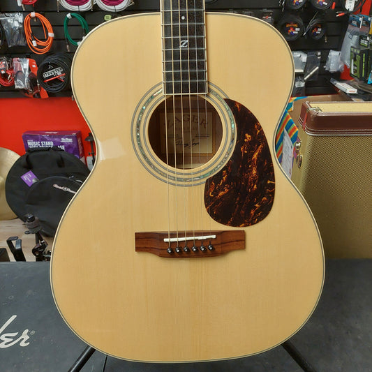 2023 ZAGER ZAD-500 M/N ACOUSTIC GUITAR - NATURAL W/ ZAGER HARD CASE SN# 230301759