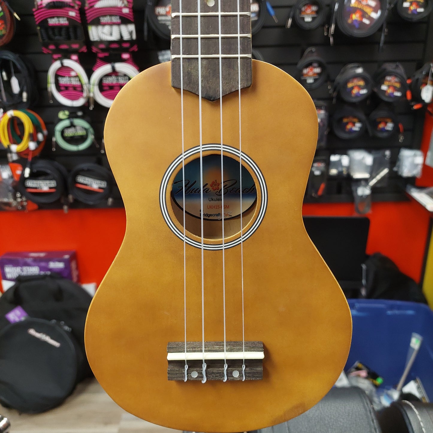 Hula Beach UKH15-KSM Soprano Ukulele - Kona Sand Matte Finish w/ Slipcase
