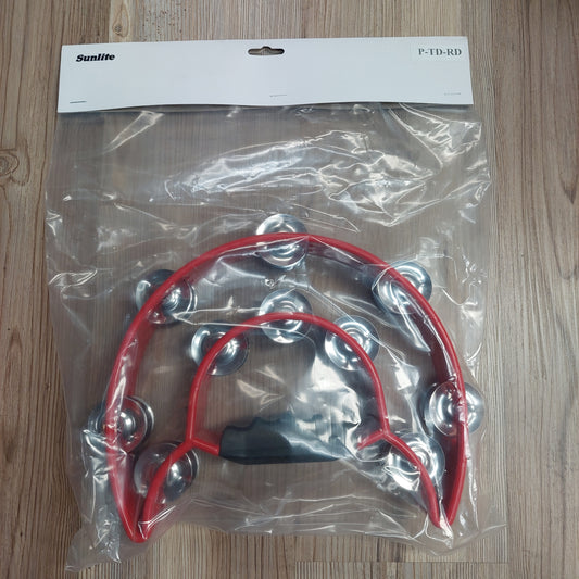 Sunlite P-TD-RD Tambourine Double Cutaway - Red
