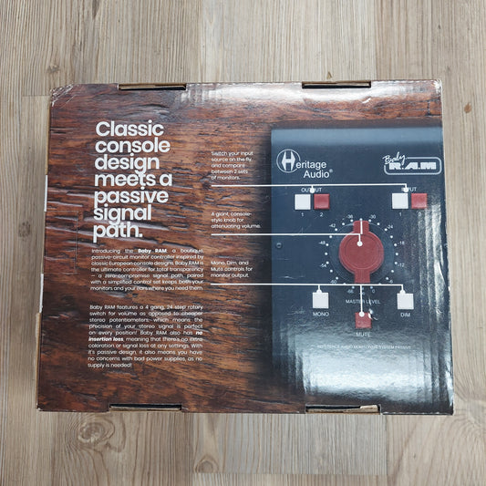 Heritage Audio Baby RAM 2-Channel Monitoring System (USED)