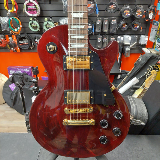 2003 Gibson Les Paul Studio Electric Guitar - Wine Red, Gold Hardware w/ Gibson Case "Made In USA" SN# 01643544